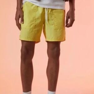 Katin X Without Walls Nylon Volley Shorts‎ Yellow Size Medium